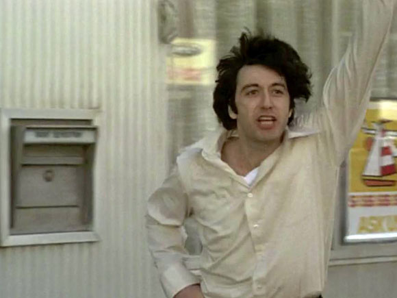 Al Pacino in Sidney Lumet's DOG DAY AFTERNOON.  Photo courtesy Warner Bros. Pictures.