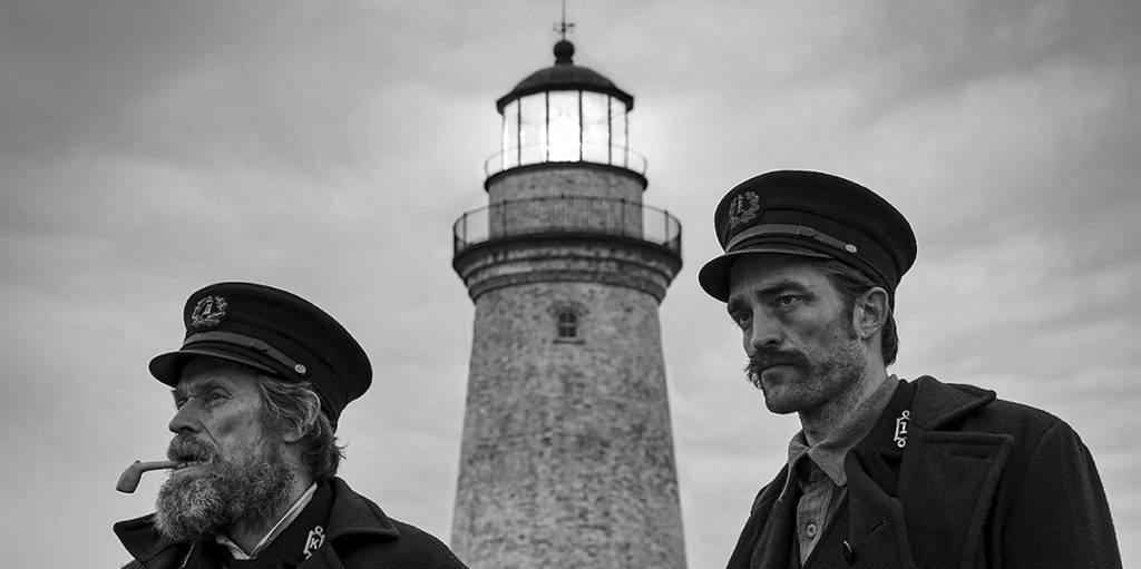Willem Dafoe and Robert Pattinson in THE LIGHTHOUSE. Image courtesy TIFF.