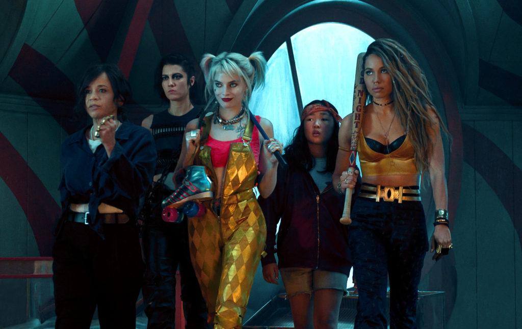 (L-R) ROSIE PEREZ as Renee Montoya, MARY ELIZABETH WINSTEAD as Huntress, MARGOT ROBBIE as Harley Quinn, ELLA JAY BASCO as Cassandra Cain and JURNEE SMOLLETT-BELL as Black Canary in Warner Bros. Pictures’ “BIRDS OF PREY (AND THE FANTABULOUS EMANCIPATION OF ONE HARLEY QUINN),” a Warner Bros. Pictures release.
